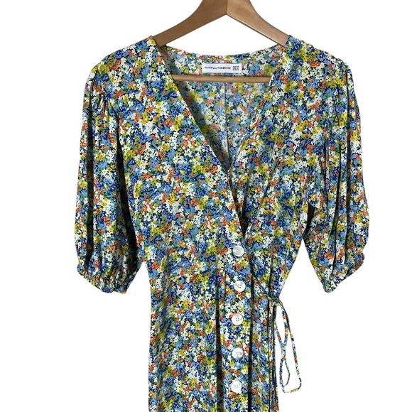 FAITHFULL THE BRAND Marta Floral Wrap Midi Dress - Picture 6 of 13